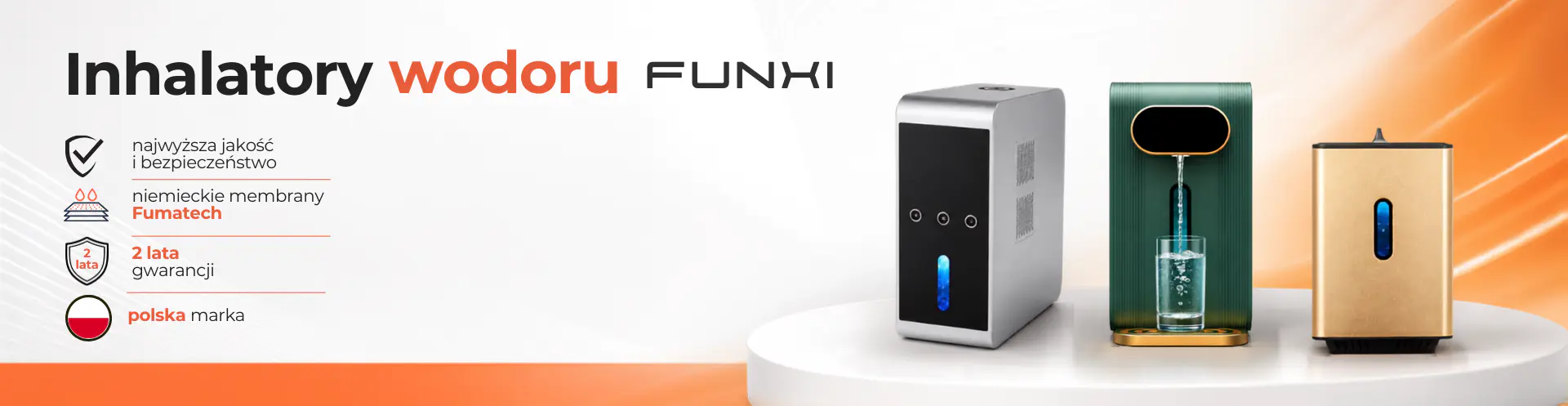 Inhalatory wodoru Funxi — oferta sklepu